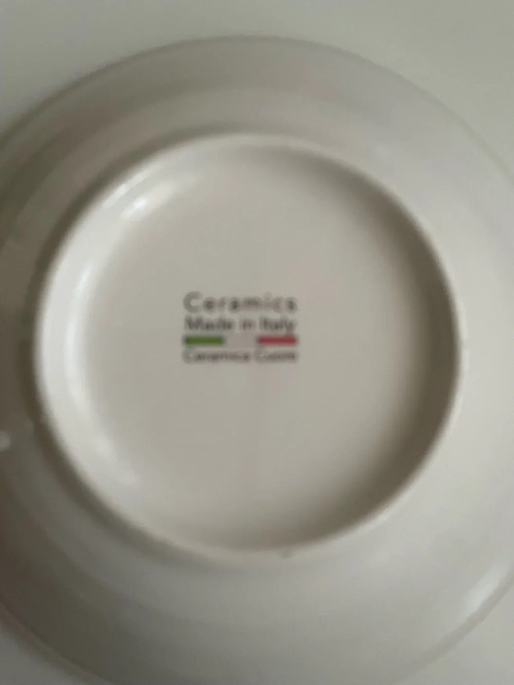 Ceramica Cuore Made in Italy Fruit Pattern Ceramic Serving Bowl - Yellow & Green